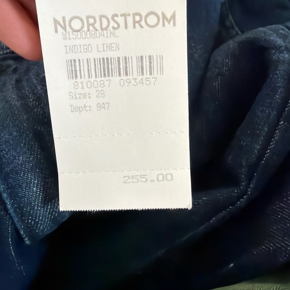 ASKKNY Denim Trouser, in Indigo, Size 28, NWT - Picture 5 of 7